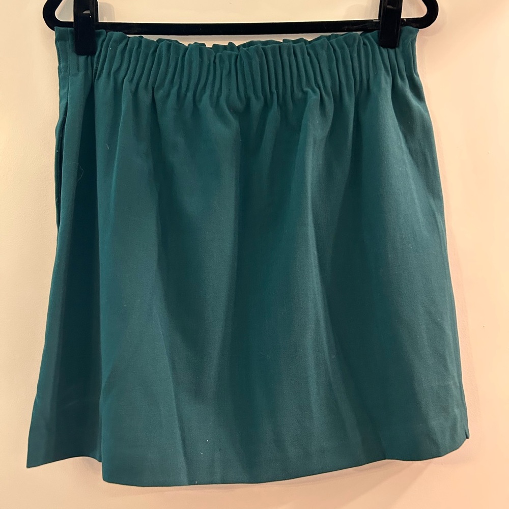 J. Crew Spruce Green Mini Skirt